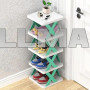 Вертикальная полка-трансформер SHOE RACK для обуви на 4 секции